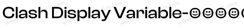 Clash Display Variable字体转换